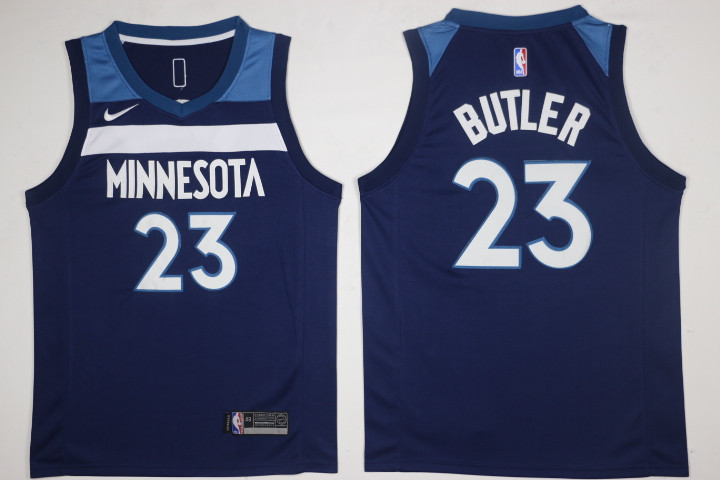 Men Minnesota Timberwolves #23 Jimmy Butler Blue New Nike Season NBA Jerseys